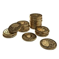 Final Frontier Games Bardwood Grove: Metal Coins – Accessoires