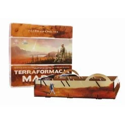 E-raptor Houten Insert Terraforming Mars + Expansions UV Print – Insert -Laserox-winkel bordspel accessoires e raptor houten insert terraforming mars and expansions uv print 3