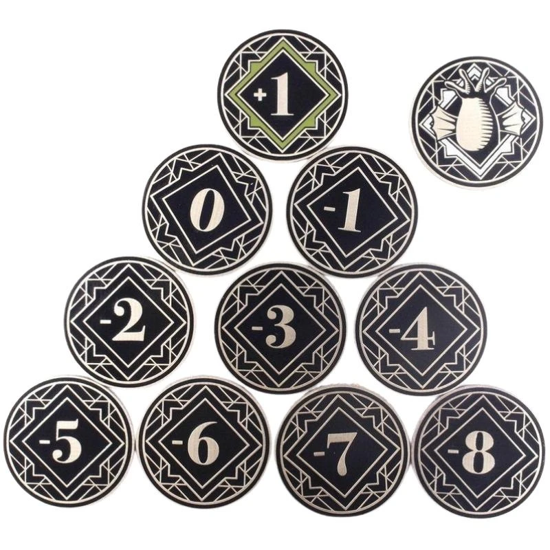 Laserox Arkham Horror: The Card Game Chaos Tokens – Accessoires 4 Laserox Arkham Horror: The Card Game Chaos Tokens – Accessoires - Afbeelding 2