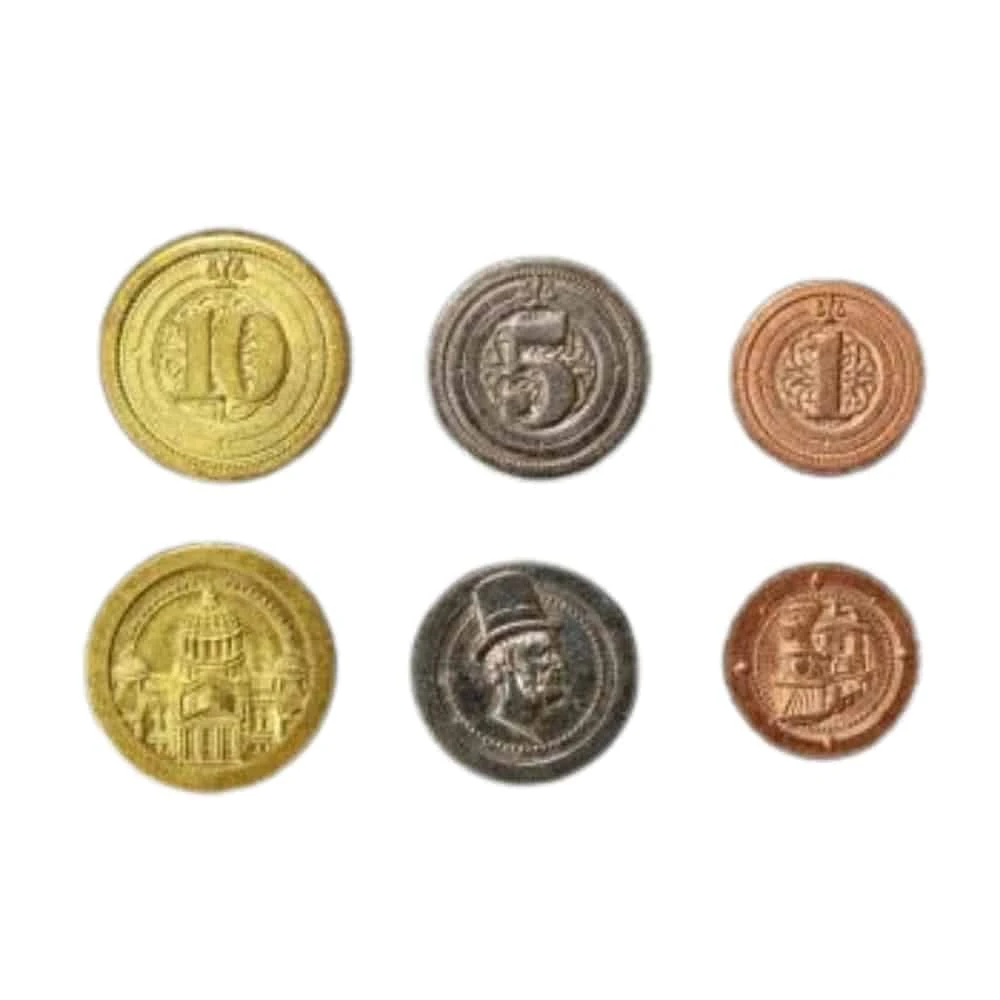 Vesuvius Media Metal Industrial Coins Set (50ST) – Accessoires 3 Vesuvius Media Metal Industrial Coins Set (50ST) – Accessoires