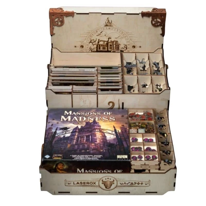 Laserox Houten Crate Mansions Of Madness – Insert 5 Laserox Houten Crate Mansions Of Madness – Insert - Afbeelding 3
