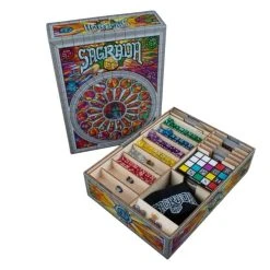 Laserox Houten Insert Sagrada – Insert -Laserox-winkel bordspel insert laserox houten insert sagrada