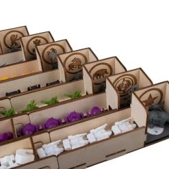 Laserox Houten Insert Scythe – Insert -Laserox-winkel bordspel insert laserox houten insert scythe