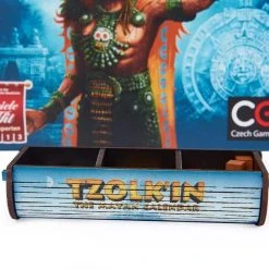 E-Raptor Houten Insert Tzolk’in The Mayan Calendar + Expansion UV Print – Insert -Laserox-winkel bordspel inserts e raptor houten insert tzolkin the mayan calendar expansion uv print 1