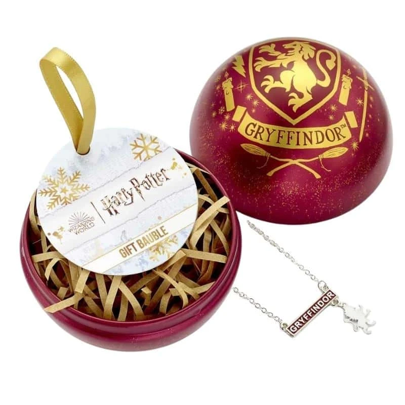 DISTRINEO Kerstbal Harry Potter: Gryffindor And Necklace – Merchandise 3 DISTRINEO Kerstbal Harry Potter: Gryffindor And Necklace – Merchandise