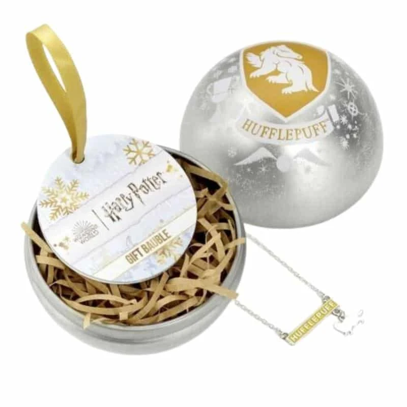 DISTRINEO Kerstbal Harry Potter: Huffelpuff And Necklace – Merchandise 3 DISTRINEO Kerstbal Harry Potter: Huffelpuff And Necklace – Merchandise