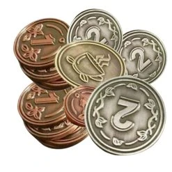 Steeped Games Chai Metal Coins – Accessoires