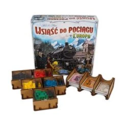 E-Raptor Houten Insert Ticket To Ride Europe – Insert -Laserox-winkel bordspellen e raptor houten insert ticket to ride europe