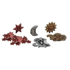 Mind Clash Games Septima: Metallic Wisdom Tokens – Accessoires