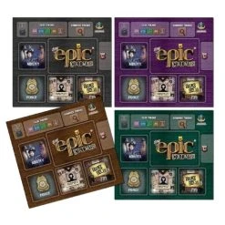 GAMELYN Tiny Epic Crimes: 4 Pack Player Mats Retail Packed – Accessoires